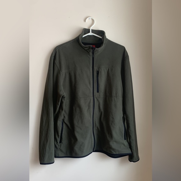 International Harvester Farmall Full Zip Fleece Mens Large Farming Tractor - Picture 1 of 4